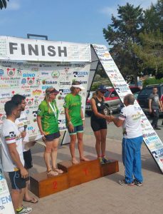 LTB Spor Kulübü Sporcusu Fezile Işık uluslararası triatlon yarışında 3.olarak podyuma çıktı