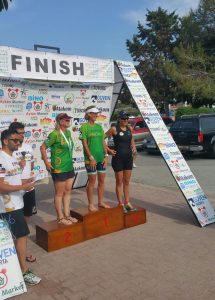 LTB Spor Kulübü Sporcusu Fezile Işık uluslararası triatlon yarışında 3.olarak podyuma çıktı